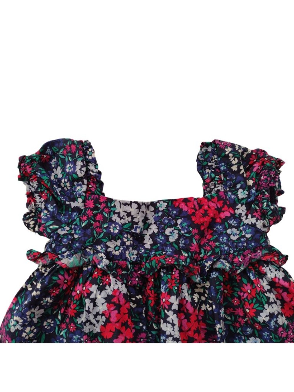 Janie and Jack Baby Girl Dresses 12-18M Set of 2 Cotton Blend Summer Sundresses - Picture 6 of 11